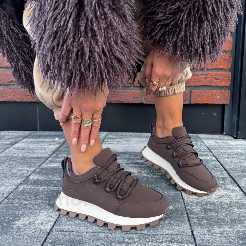 Tmavě hnědé tenisky-323906-36