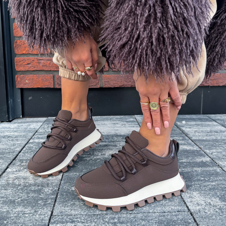 Tmavě hnědé tenisky-323906-39