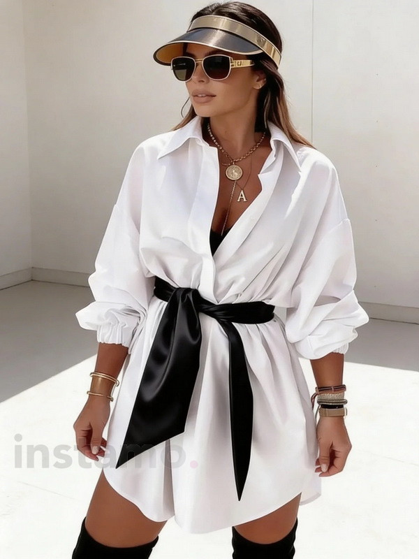 Bílé košilové šaty-327047-32