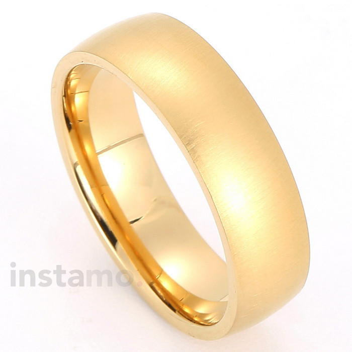 Ocelový pozlacený prsten-272675-31
