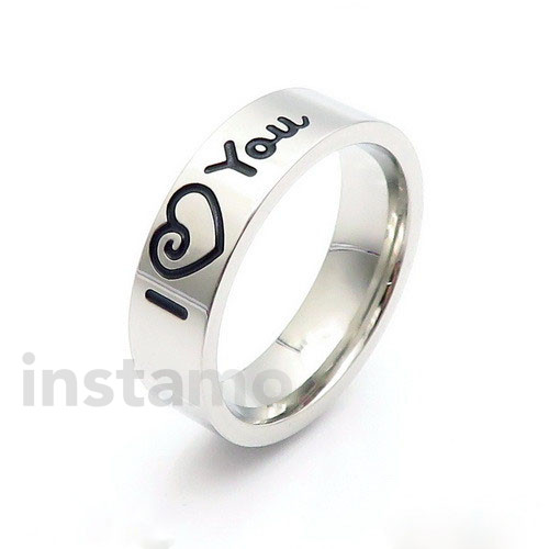 Ocelový prsten I love you-292595-35