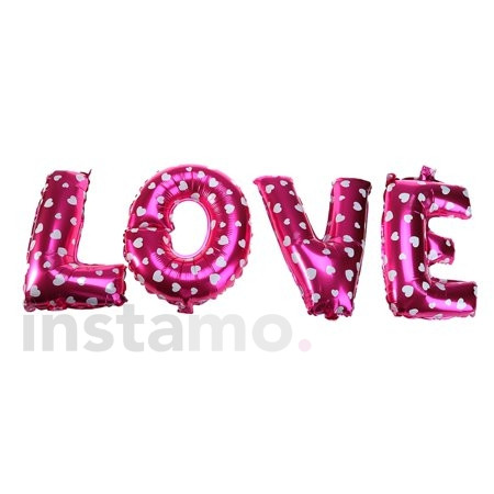 Set růžových balónů LOVE-157514-31