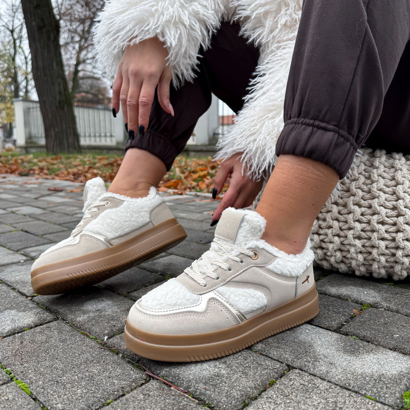 Béžové zatepelené tenisky-323579-33