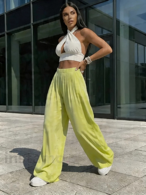 Matcha široké kalhoty-327137-32