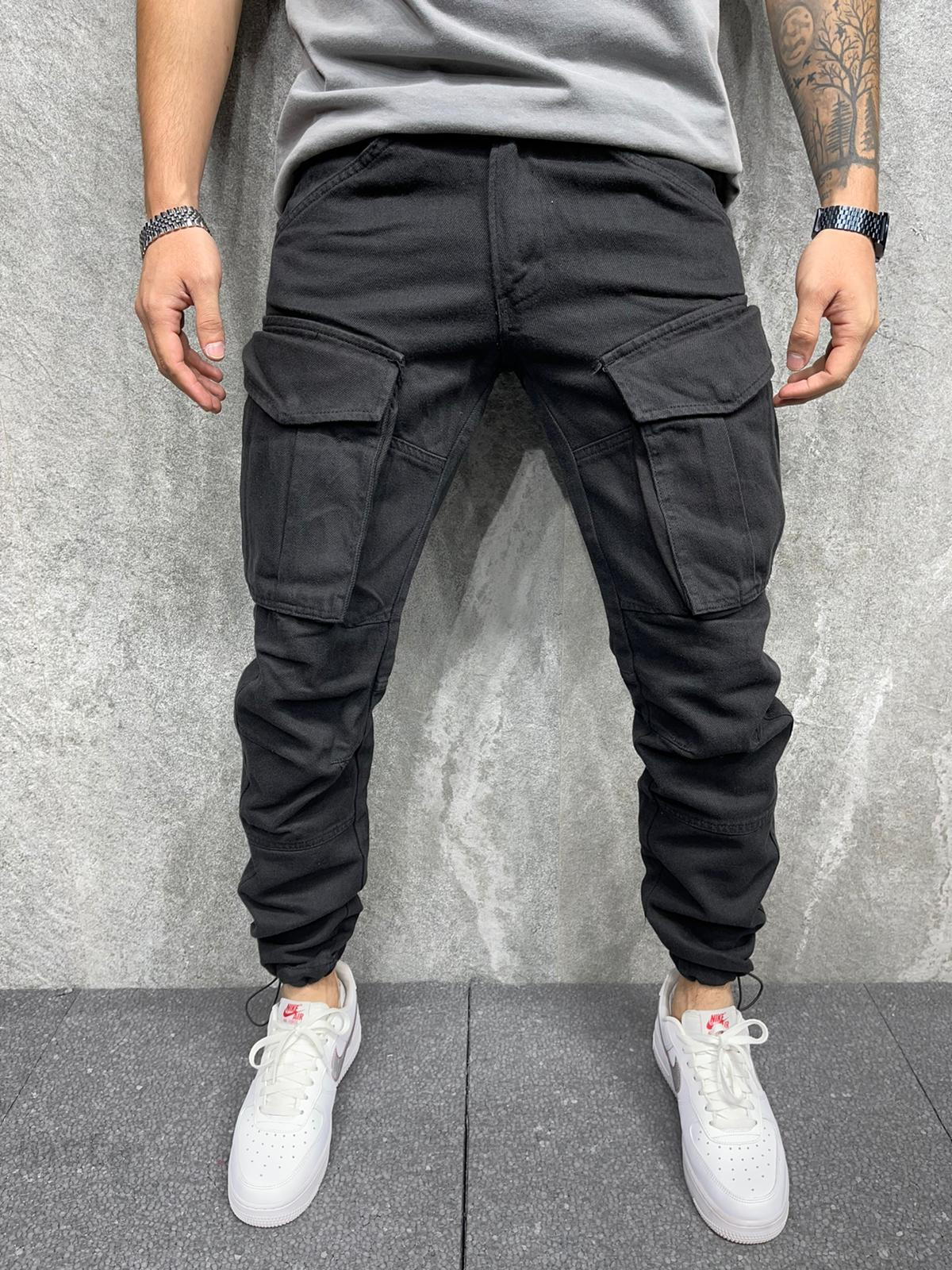 Černé džíny s kapsami-255260-36