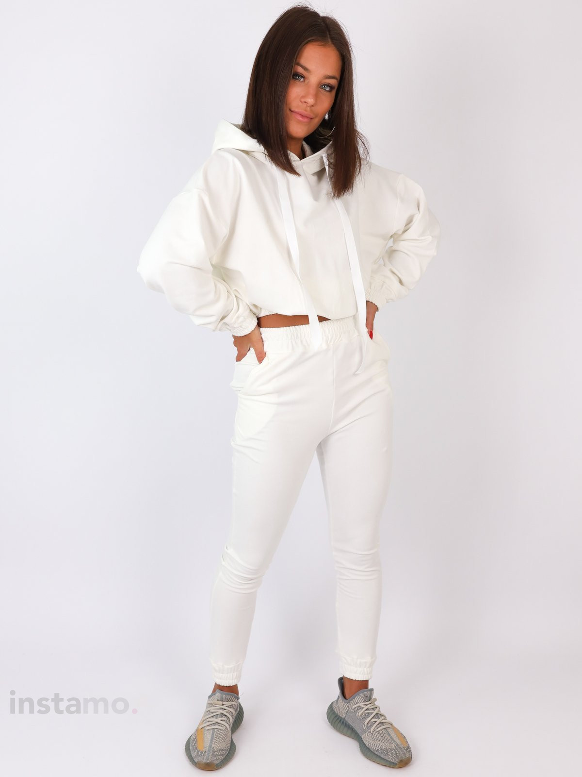 Bílá tepláková souprava-232123-317