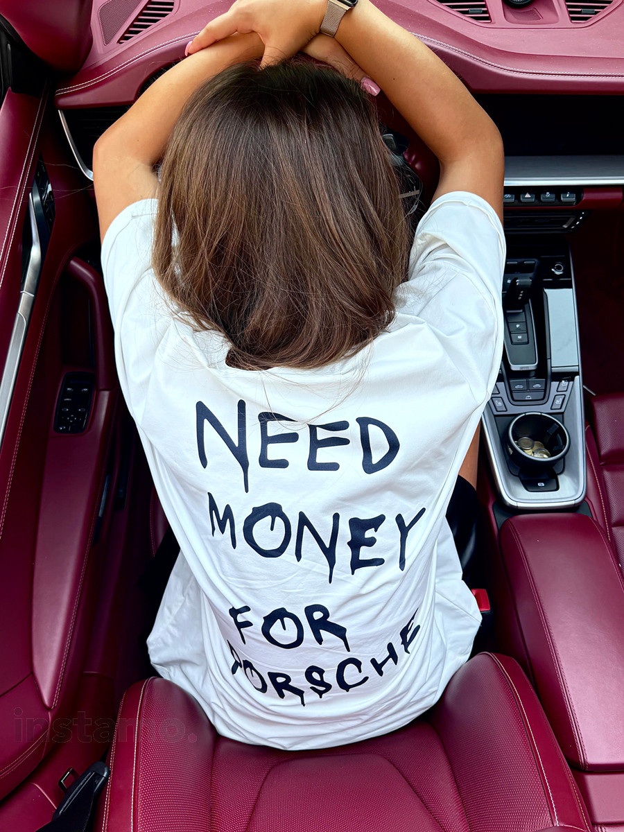 Tričko NEED MONEY FOR PORSCHE-310025-34