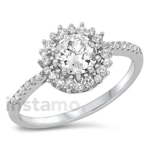 Stříbrný prsten s bílým opálem-253768-35