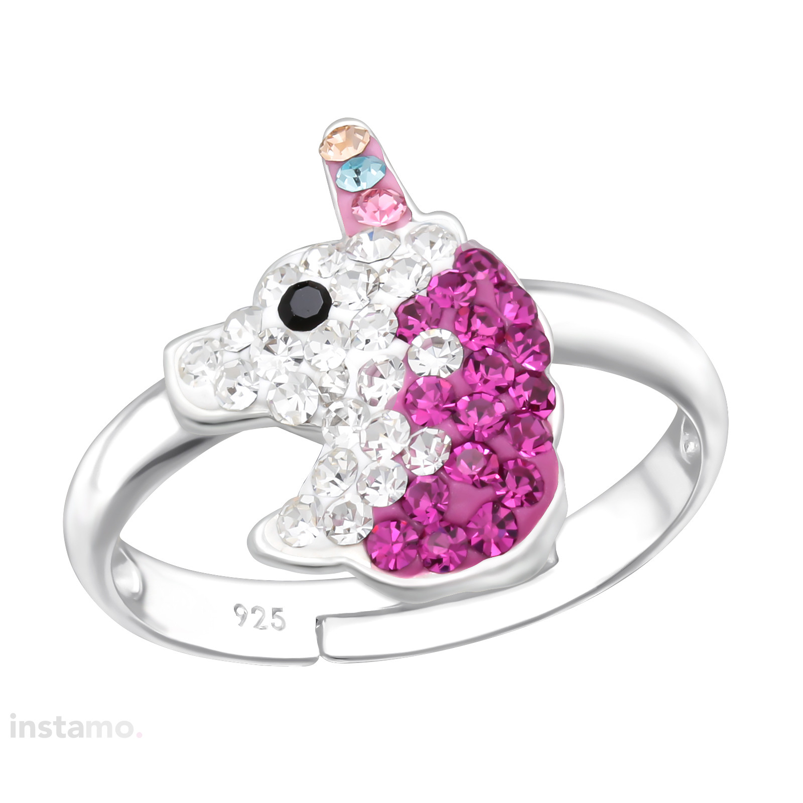 Stříbrný prsten jednočožec-313579-31