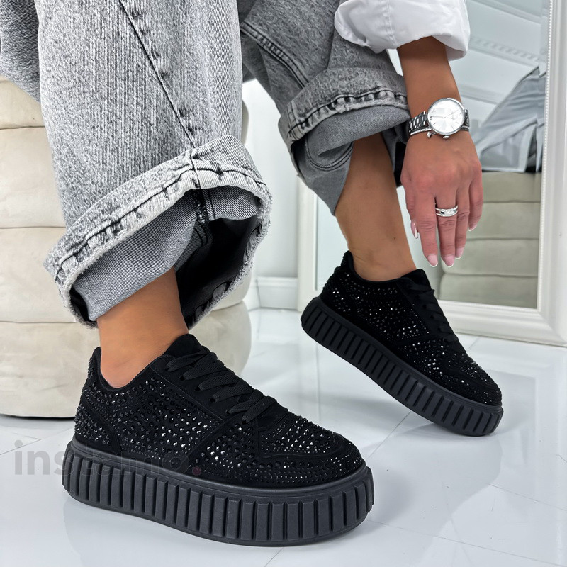 Černé tenisky s kamínky-324956-33