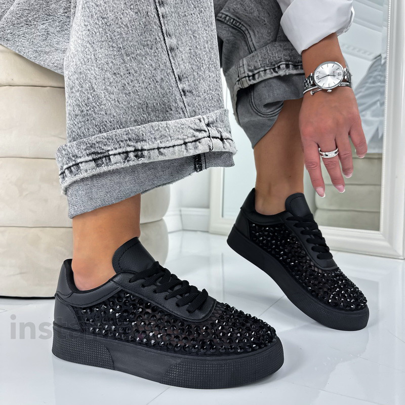 Černé tenisky s kamínky-324900-33