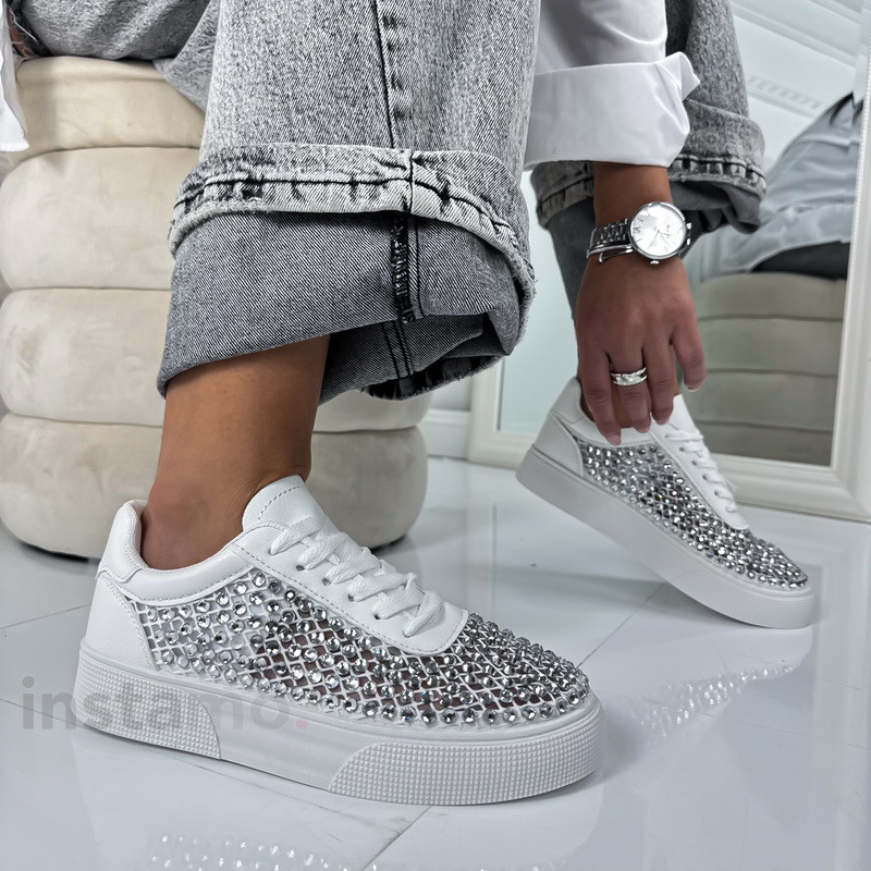 Bílé tenisky s kamínky-324907-33