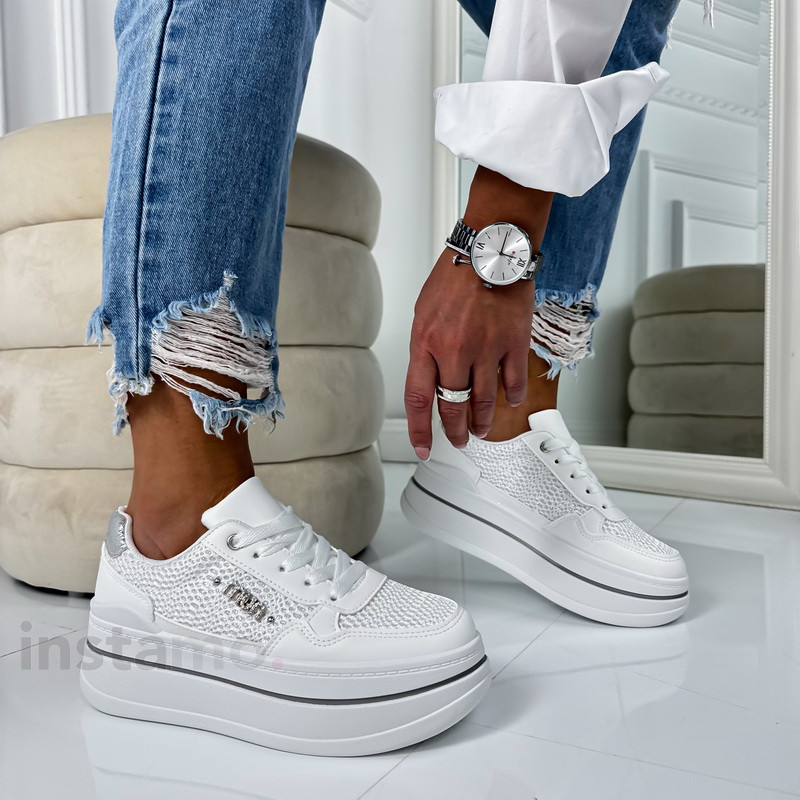 Bílé tenisky na platformě-324844-33