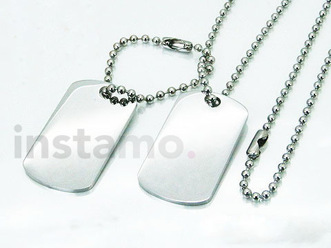 Pánský ocelový náhrdelník army-265986-33