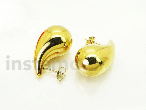 Pozlacené náušnice kapky-303876-33