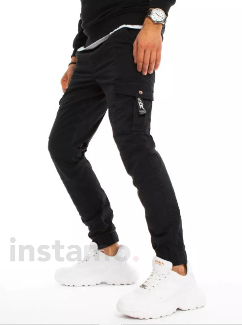 Černé džíny v pase na gumu-245905-37