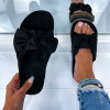 Černé korkové pantofle