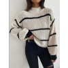 Béžový pletený svetr