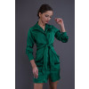Zelené  saténové šaty