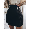 Černá plisovaná sukně