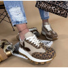 Hnědé tenisky s leopardím vzorem