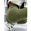 Zelené double push-up legíny