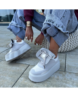 Béžovo-šedé tenisky