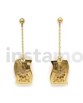 Dámské pozlacené náušnice