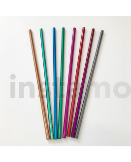 Kovové brčko rovné