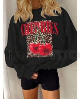 Černá mikina FASHION