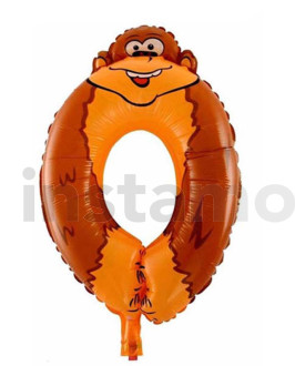 Dětský balón 0 opička
