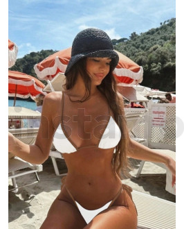 Béžové dvoudílné plavky