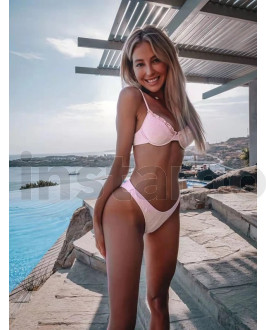 Růžové dvojdílné plavky
