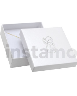 Bílá dárková krabička Anděl