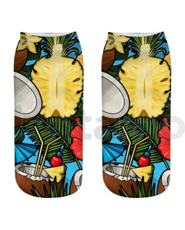 Ponožky s 3D potiskem Ananas