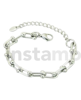 Dámský stylový ocelový náramek