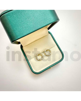 Dámské ocelové náušnice kruh