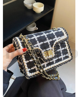 Černo-bílá kabelka