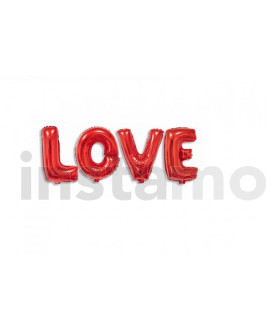 Set červených balónů LOVE