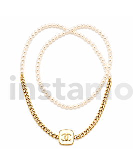 Dámský stylový náhrdelník s perlami