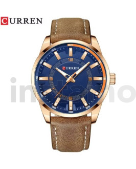 Pánské hodinky s koženým řemínkem