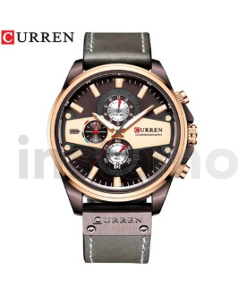 Pánské hodinky s koženým řemínkem