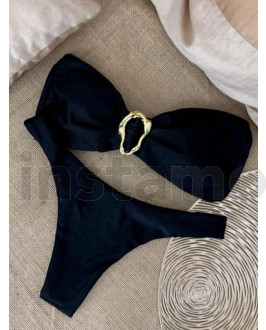 Černé dvoudílné plavky