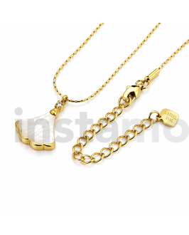 Dámský ocelový náhrdelník s přívěskem