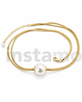 Dámský náhrdelník s perlami