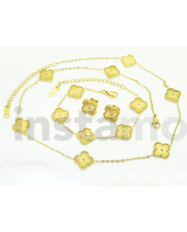 Dámská ocelová souprava květinka