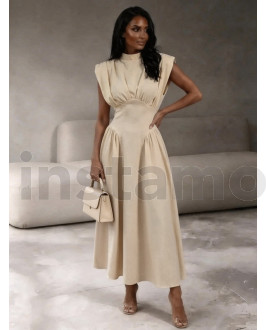 Béžové šaty