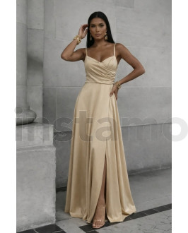 Champagne spoločenské šaty