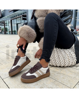 Hnědo-béžové tenisky