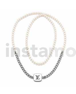 Dámský stylový náhrdelník s perlami
